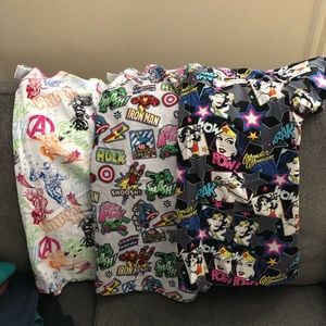 Comic Scrub tops